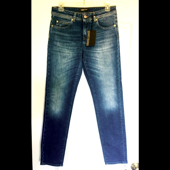 Roberto Cavalli Mid Rise Jeans - Picture 1 of 9